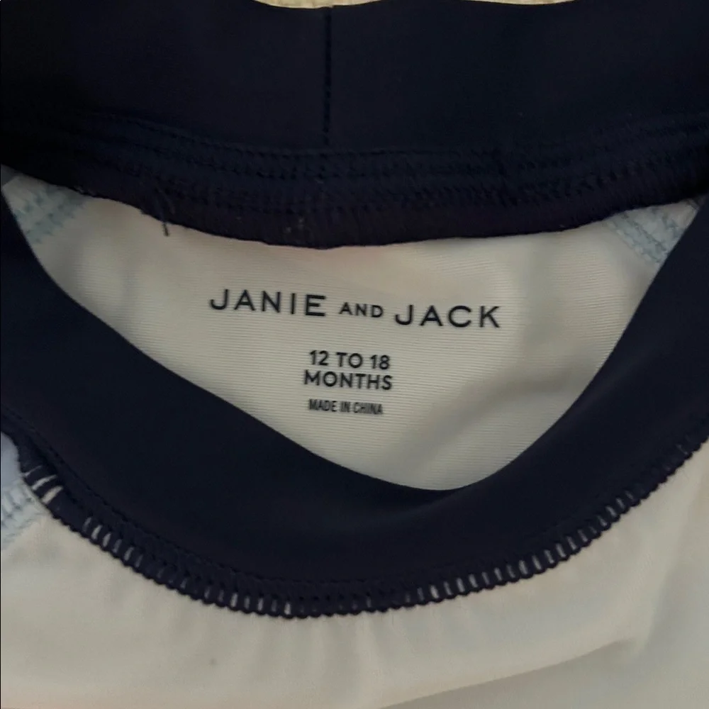Janie and Jack Rashguard Bathing Suit Set